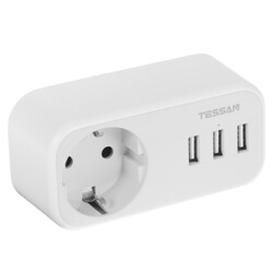 Изображение товара Адаптер питания Tessan TS-329 серый