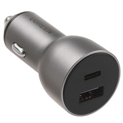 Изображение товара Автомобильное ЗУ Ugreen CD213 серый