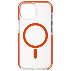 Изображение товара Накладка  MOCOLL Jelly Series для Apple iPhone 15 оранжевый/прозрачный