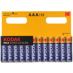 Изображение товара Батарейка Kodak MAX SUPER Alkaline AAA (LR03/FR03)