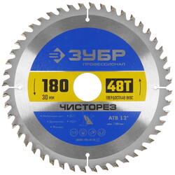 Изображение товара Диск пильный ЗУБР 36905-180-30-48