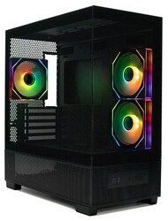 Изображение товара Корпус XASTRA Q500M 3ARGB-C10 [Q500M-3FM12A-C10] черный