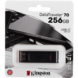 Изображение товара Память OTG USB Flash 256 ГБ Kingston DataTraveler 70 [DT70/256GB]