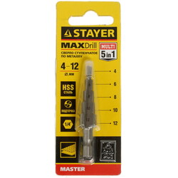 Изображение товара Сверло ступенчатое STAYER 29660-4-12-5