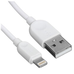 Изображение товара Кабель круглый Borofone Lightning 8-pin - USB 2.0 Type-A белый 1 м