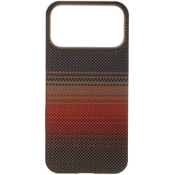 Изображение товара Накладка  Pitaka Ultra-Slim Case для Apple iPhone 17 Pro Max коричневый/бежевый, красный