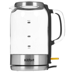 Изображение товара Электрочайник Kitfort КТ-6193 серебристый