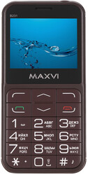 Изображение товара Сотовый телефон Maxvi B231 коричневый