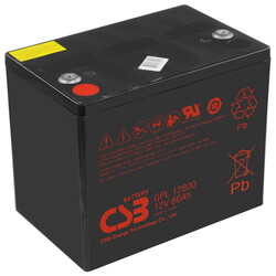 Изображение товара Аккумуляторная батарея для ИБП CSB GPL 12800