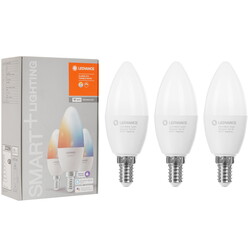 Изображение товара Комплект умных светодиодных ламп Osram Ledvance SMART+ WiFi Candle Tunable White 40 5 W/2700-6500K E14