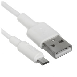 Изображение товара Кабель Hoco micro USB-B - USB Type-A белый 1 м