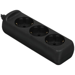 Изображение товара Удлинитель ЭРА UX-3e-1.5m-B черный