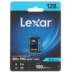 Изображение товара Карта памяти Lexar 800x PRO SDXC 128 ГБ [LSD0800P128G-BNNNG]