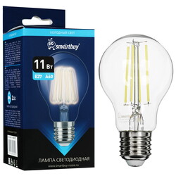 Изображение товара Лампа филаментная Smartbuy A60-11Вт/6000К/E27