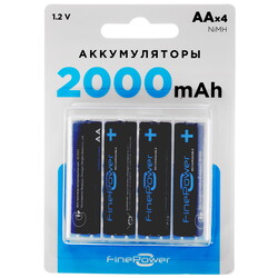 Изображение товара Аккумулятор Finepower AA 2000 мА*ч
