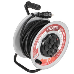 Изображение товара Удлинитель силовой Ресанта СУ-3х2.5КГ-30/3 черный