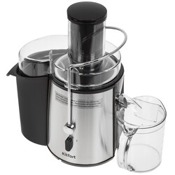 Изображение товара Соковыжималка электрическая Kitfort КТ-1166 серебристый