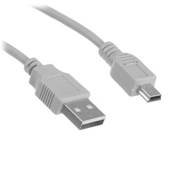 Изображение товара Кабель круглый Cablexpert mini USB - USB 2.0 Type-A белый 0.9 м