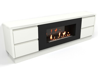 Изображение товара Биокамин с тумбой Firelight BFP/P-1700 lux черный