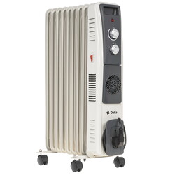 Изображение товара Масляный обогреватель DELTA D12F-9 серый