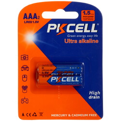 Изображение товара Батарейка PKCELL LR03-2B AAA (LR03/FR03)