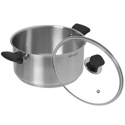 Изображение товара Кастрюля Inhouse Arlene 4.8 л 24 см серебристый