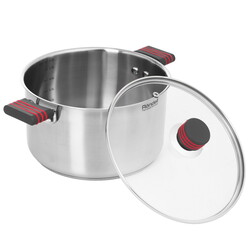 Изображение товара Кастрюля Rondell Stripes RDS-1281 5.8 л 24 см серебристый