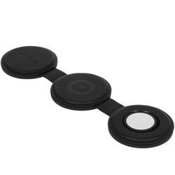Изображение товара Беспроводное зарядное устройство Satechi OntheGo 3-in-1 Charger черный