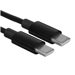 Изображение товара Кабель круглый Bion USB Type-C - USB Type-C черный 1 м