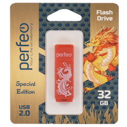 Изображение товара Память USB Flash 32 ГБ Perfeo C04 Red Phoenix [PF-C04RP032]