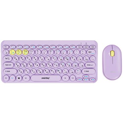 Изображение товара Клавиатура+мышь беспроводная   Smartbuy 510590 фиолетовый