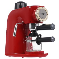 Изображение товара Кофеварка рожковая Kitfort KT-756 красный