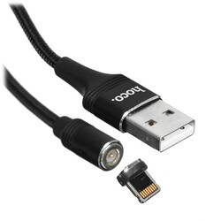 Изображение товара Кабель круглый Hoco Lightning 8-pin - USB 2.0 Type-A черный 1.2 м