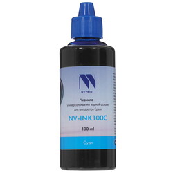 Изображение товара Чернила водорастворимые NV Print NV-INK100C голубой