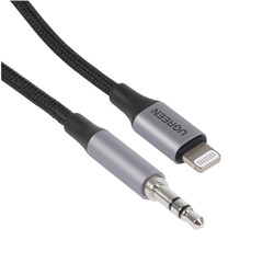 Изображение товара Кабель   Ugreen Lightning - jack 3.5 мм черный