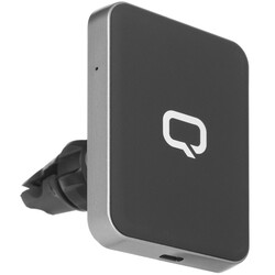 Изображение товара Держатель автомобильный Qumo PowerAid Qi C Charger (V2) черный