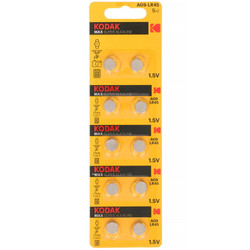 Изображение товара Батарейка Kodak MAX LR45 (AG9/G9/LR936/394A/194)
