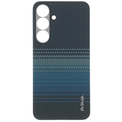 Изображение товара Накладка  Pitaka Tactile Woven Case для Samsung Galaxy S25+ синий