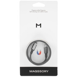 Изображение товара Кабель круглый Magssory USB Type-C - USB Type-C черный 1.2 м