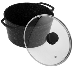 Изображение товара Кастрюля НМП Neva Granite NG6650 5 л 25.2 см черный