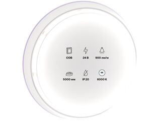 Изображение товара Светодиодная лента Maytoni 24В COB 12Вт/м 6000K 5м IP20