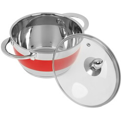 Изображение товара Кастрюля Green Point GP-2212R 2.1 л 18 см красный