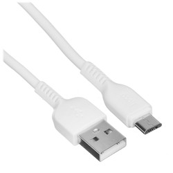 Изображение товара Кабель Hoco micro USB-B - USB Type-A белый 2 м