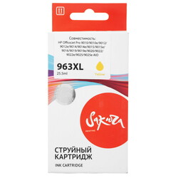 Изображение товара Картридж Sakura 3JA29AE (№963XL Yellow) желтый