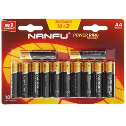 Изображение товара Батарейка Nanfu AA (LR6/ER14505/FR6/R6P)