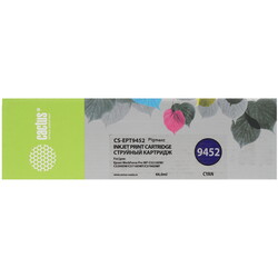 Изображение товара Картридж Cactus CS-EPT9452 голубой