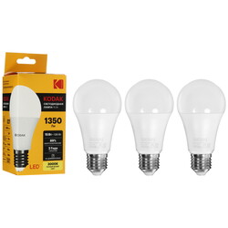 Изображение товара Комплект светодиодных ламп Kodak A60-15W-830-E27