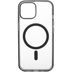 Изображение товара Накладка  ONZO Duo Glossy Magsafe для Apple iPhone 15 серый/прозрачный