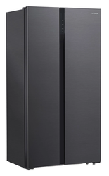 Изображение товара Холодильник Side by Side   Hyundai CS5003F черный