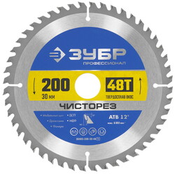 Изображение товара Диск пильный Зубр 36905-200-30-48